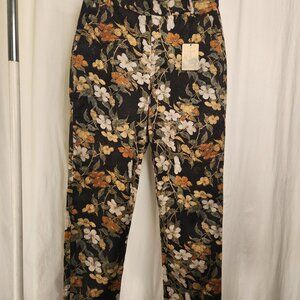 Peruvian Connection Cherry Blossom Cropped Trouser